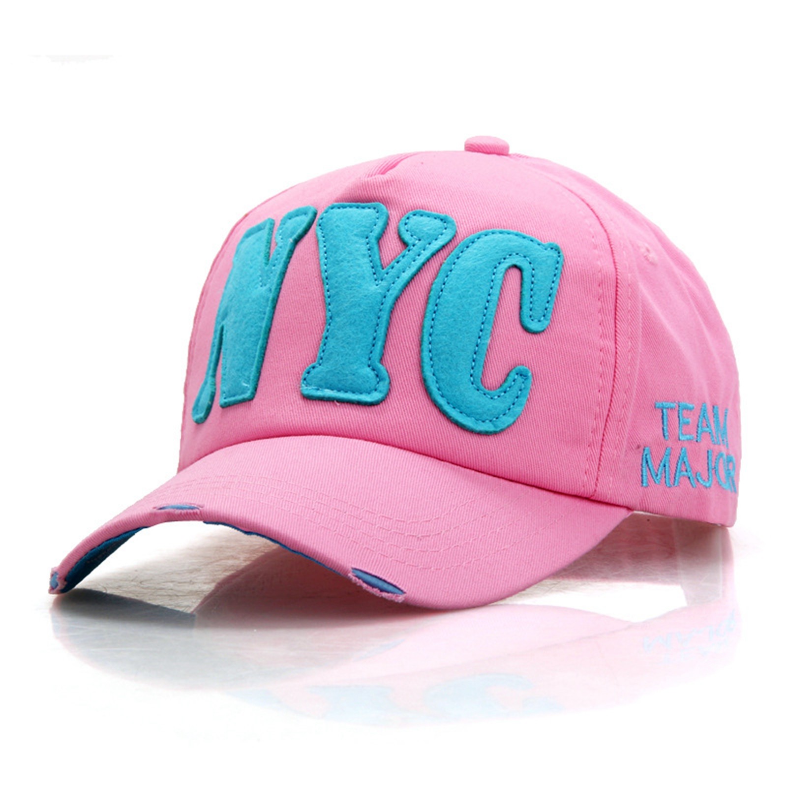 thumbnail image 3 of Gorra de béisbol unisex con letras NYC: gorra ajustable para deportes de primavera-verano y ropa informal, 3 of 8